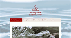 Desktop Screenshot of fisahn-osteopathie.de